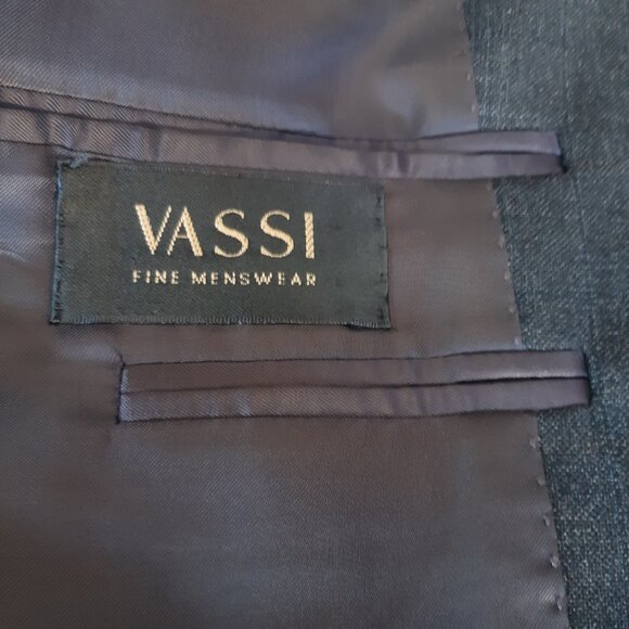 Corneliani Bespoke 40R Charcoal Men's Wool Sport Jacket Super 120s - Picture 5 of 16